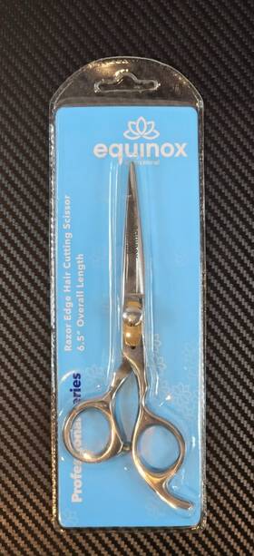Equinox 726084024915 6.5 Inch Length Professional Razor Edge Series Barber Hair Cutting Scissors