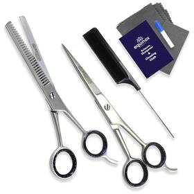 Equinox International 313111518587 Professional Hair Cutting Scissors Set - Blending Shears For Cuttin