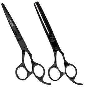 Equinox International 810106760858 Professional Scissors Set - Barber And Thinning Shears For Hair Cutting