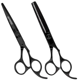 Equinox International 810106760858 Professional Scissors Set - Barber And Thinning Shears For Hair Cutting
