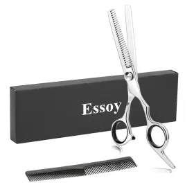 Essoy 313022638633 Professional Thinning Shears - 6.5-inch Hair Cutting Scissors With Stainless Ste