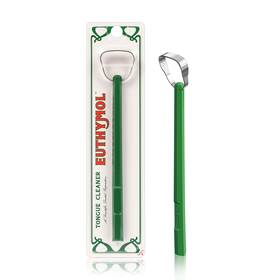 Euthymol 809949544567 304 Stainless Steel Tongue Scraper Reduces Bad Breath Removes