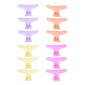 Evonecyw4fgs9mkxn-02 Evonecy Butterfly Salon Clip 12 Pack Hair Clamps Holding Clips Hairdressing S