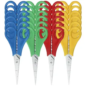 Extric 810106961675 Kids Scissors 24 Count Pointed With Stainless Steel Ruled Blade