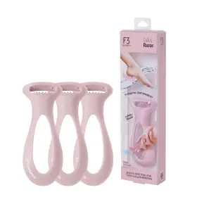 F3 Systems 806317510056 Callus Razor 3pack Pedicure Tool Effective For Cracked Heel Ergonomic Des