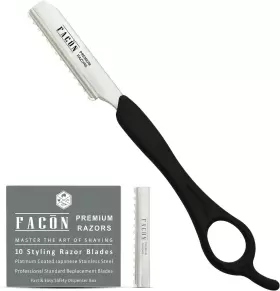 Fac N Razors 445056176102 Professional Hair Styling Thinning Texturizing Cutting Faether Razor 10