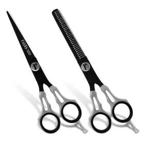 Facon 753132347412 Fac N Professional Razor Edge Barber Hair Cutting/thinning Scissors Set - Jap