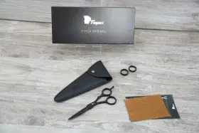 440c Fagaci 060959660378 Hair Scissors Professional 5.5 Inch Steel For Superior Precision Extremely