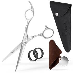 Fagaci 783495716426 Professional Hair Scissors 5 Inch With Extremely Sharp Blades 440c Steel Hai