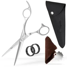 440c Fagaci 783495716426 Professional Hair Scissors 5 Inch With Extremely Sharp Blades Steel Hai