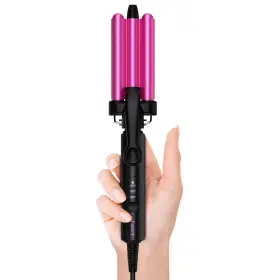 Fa013mt Farery Mini Hair Crimper 3 Temperature Adjustable Barrel Curling Iron For Short H