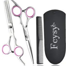 Fcysy 711181999242 Hair Scissors Blending Shears Set Cutting Kit Barber Fcysy 711181999242 Hair Scissors Blending Shears Set Cutting Kit Barber