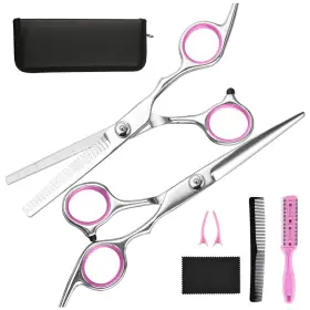 Fcysy 750153998890 Hair Cutting Scissors Thinning Shears- Professional Barber Sharp Scissor Fcysy 750153998890 Hair Cutting Scissors Thinning Shears- Professional Barber Sharp Scissor