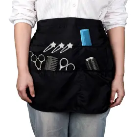 655411 Fdclixuvol 1 Swfcrsmfv Waterproof Half Hair Stylist Waist Barber Apron Adjustable Hairdresser