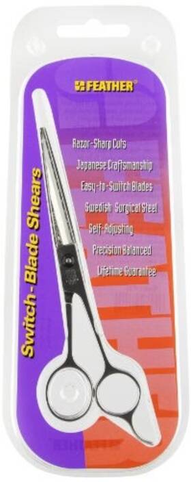 Feather F1-05-165 No.65 Switch-blade Shear 6.5 Inch Upc 4902470280011