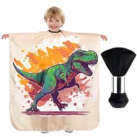 125-4774-q Febsnow Kids Hair Cutting Cape Professional Barber And Neck Duster