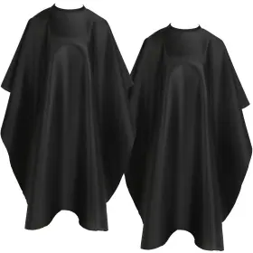 125-4996-q Febsnow 2pcs Barber Cape For Adults Professional Hair Cutting With Closu