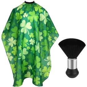 Febsnow 4140 Professional Barber Cape Independence St. Patricks Day Salon Green Hair
