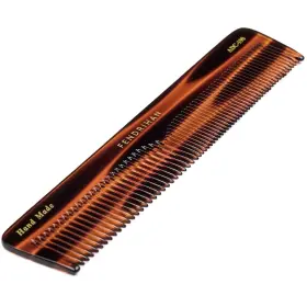 Fen-adc-190 Fendrihan Hand Finished Large Double Tooth Comb For Men Faux Tortoise 7.3 I