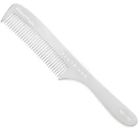 Fen-mfc-178 Fendrihan Sturdy Metal Fine Tooth Barber Grooming Comb With Handle 6.8 Inches