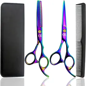 Feng Chun 313037256297 Professional Hair Cutting Shears Set 6 Inch Barber Scissors Kit Hai