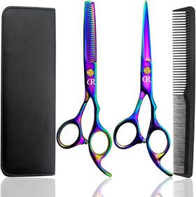 Feng Chun 445021920938 Professional Hair Cutting Shears Set 6 Inch Barber Scissors Kit Hai