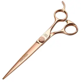 440c Fenice Peak 710436655957 Straight Dog Grooming Scissors Champagne Gold Stainless Stee