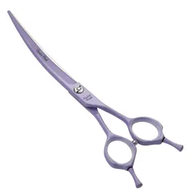 440c Fenice Peak 710436656190 Curved Dog Grooming Scissors With Violet Color Coating Sta Inch