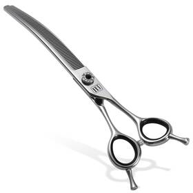 Fenice Totem Wy75 Dog Grooming Scissors 7.5 Inch Professional Pet Curved Thinning Shears Made