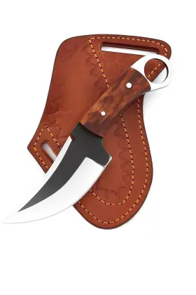 Hk-0988 Fh Traders Fixed Blade Hunting Forged Tracker Knife - 8 Inches Carbon Steel Razor Sharp