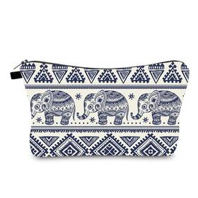 Fitini Cd-f001 Makeup Bag Elephant Travel Small Portable Cosmetic Organizer Pouch For