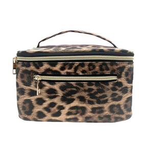 Fitini Cd-f005 Makeup Bag Portable Cosmetic Bags Large Travel Make-up Organize Pu Lea