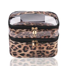 Fitini Ms03-us Makeup Bags Double Layer Travel Large Cosmetic Cases Organizer Toiletr