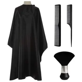 Flagsky 202103181634 Nylon Waterproof Professional Haircut Cape With Snap Closure Salon Barbe