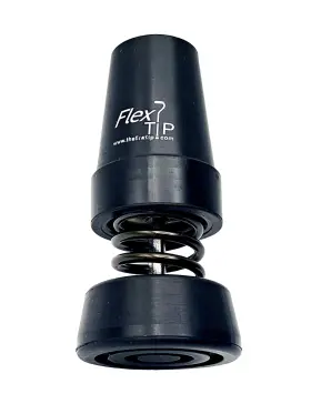 Ft2017-1 Flexstick Flextip Round Rubber Replacement Tip For Fashionable Walking Cane... Fas