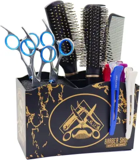 160007 Flytreal Scissor Holder Barber Shear Box Hair Salon Supplies Acessories To