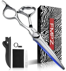 60hrc Fmpz 736963322162 6 Inch Hair Cutting Scissors - 440c Steel Sharp Shears For Salon And Home