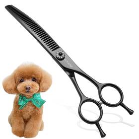 Fogosp 715135717296 Curved Thinning Shears 7ftft Chunker Japan 440c Stainless Steel Professi