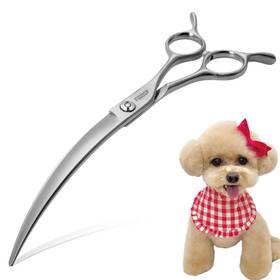 Fogosp Fobc-45w-75 Professional 45 Curved Grooming Scissors For Dogs 7.5 In Big Arc She