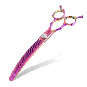 Foqfmd7.5-ppct Fogosp Professional Curved Thinning Shears Dog Grooming Scissors 7.5ftft Rainbow Curve Foqfmd7.5-ppct Fogosp Professional Curved Thinning Shears Dog Grooming Scissors 7.5ftft Rainbow Curve