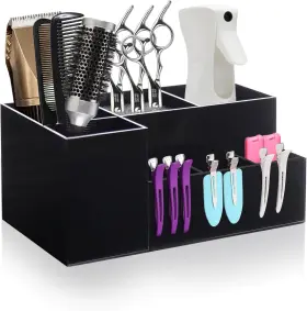 Foluodray 445042198149 Salon Organizers Storage Hairstylist Must Haves Barber Organizer Shear Holder H