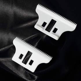 Foxsonic Wb-6c 2pcs Replacement Ceramic Blades #2215 T-wide Adjustable Trimmer Blade Set For