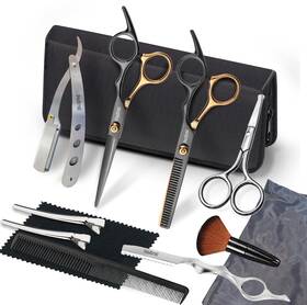 Fozirut Usyjdtz002-gold Hair Scissors Thinning Shears For Cutting Professional Barber