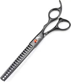 Freelander 747880001085 7.0 Inch Dog Chunker Shear Professional Pet Grooming 7 Black