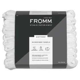 45048 Fromm Softees Microfiber Salon Hair Towels For Hairstylists Barbers Spa Gy