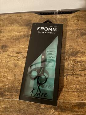 Fromm F1020 Shear Artistry Dare 5.75 Inch Styling Scissors And Shears Black