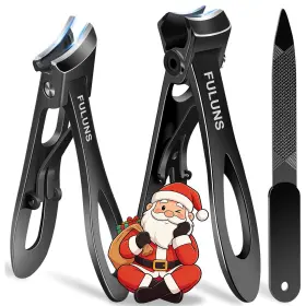 Hf-fls-117 Fuluns Nail Clippers For Men Thick Nails Stocking Stuffers 2025 Christmas Gifts