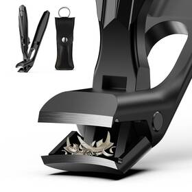 Fvion Bz-chnc-n060-bk Ergonomic Angled Toenail Clippers For Thick Nails Long Handle Nail