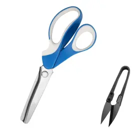 Gd-046-e Galadim Pinking Shears By - Scissors For Fabric Leather And Paper P Inch