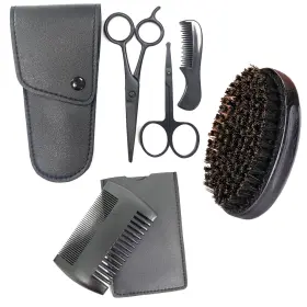 Zc250115-bm101 Gcftiff 5pcs Beard Accessories Mustache Scissors Round Tip Nose Hair Bear